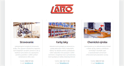 Desktop Screenshot of laro.sk